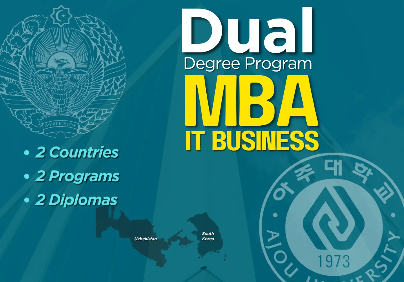 MBA IT Business - Janubiy Koreyada o‘qish imkoniyati!